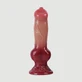 Doggy Style Dildo mediu din silicon cu ventuză 19 cm - Carnea