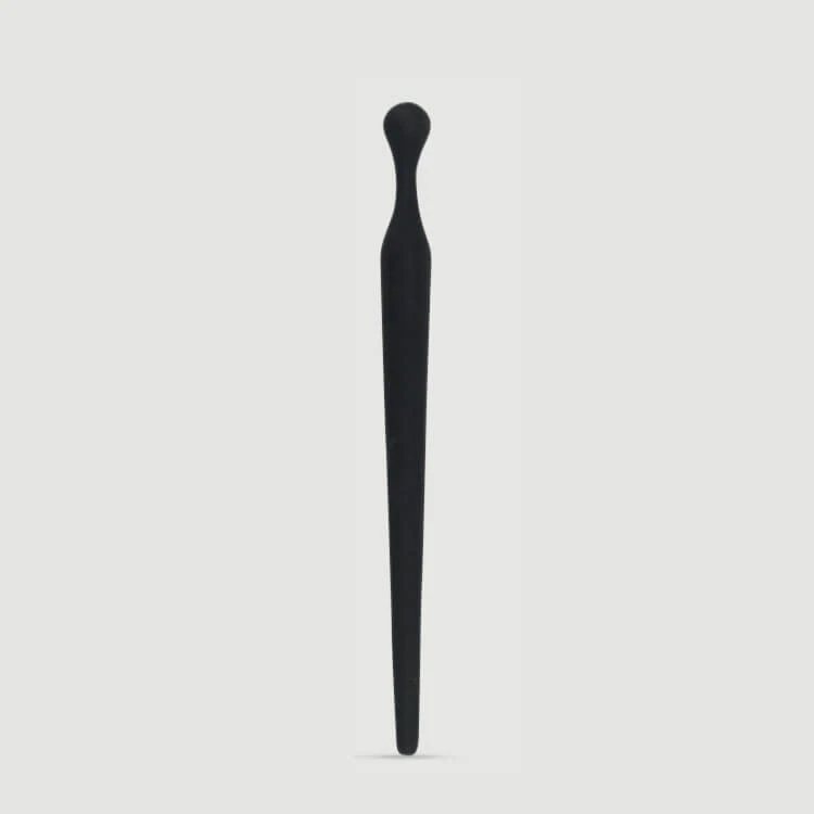 100 x 3,5 mm Silikon-Urethral-Schall - Schwarz