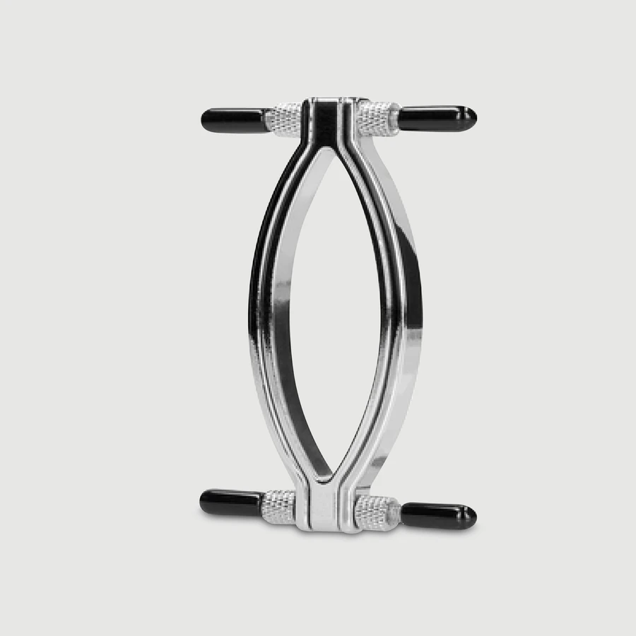 Clemă metalică ajustabilă pentru păsărică - argintiu