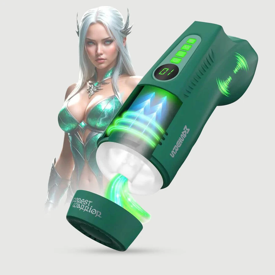 Masturbatore multifunzione a realtà aumentata Ayla Forest Warrior