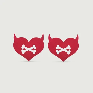 Capac de unică folosință pentru mamelon Devil Heart
