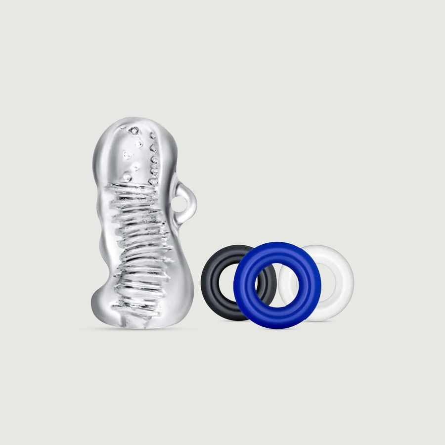 Kit de juguetes eróticos Quickie Jerk Off - Transparente