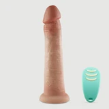 Federico 22 cm Vibrateur réaliste en silicone télécommandé avec application - Chair