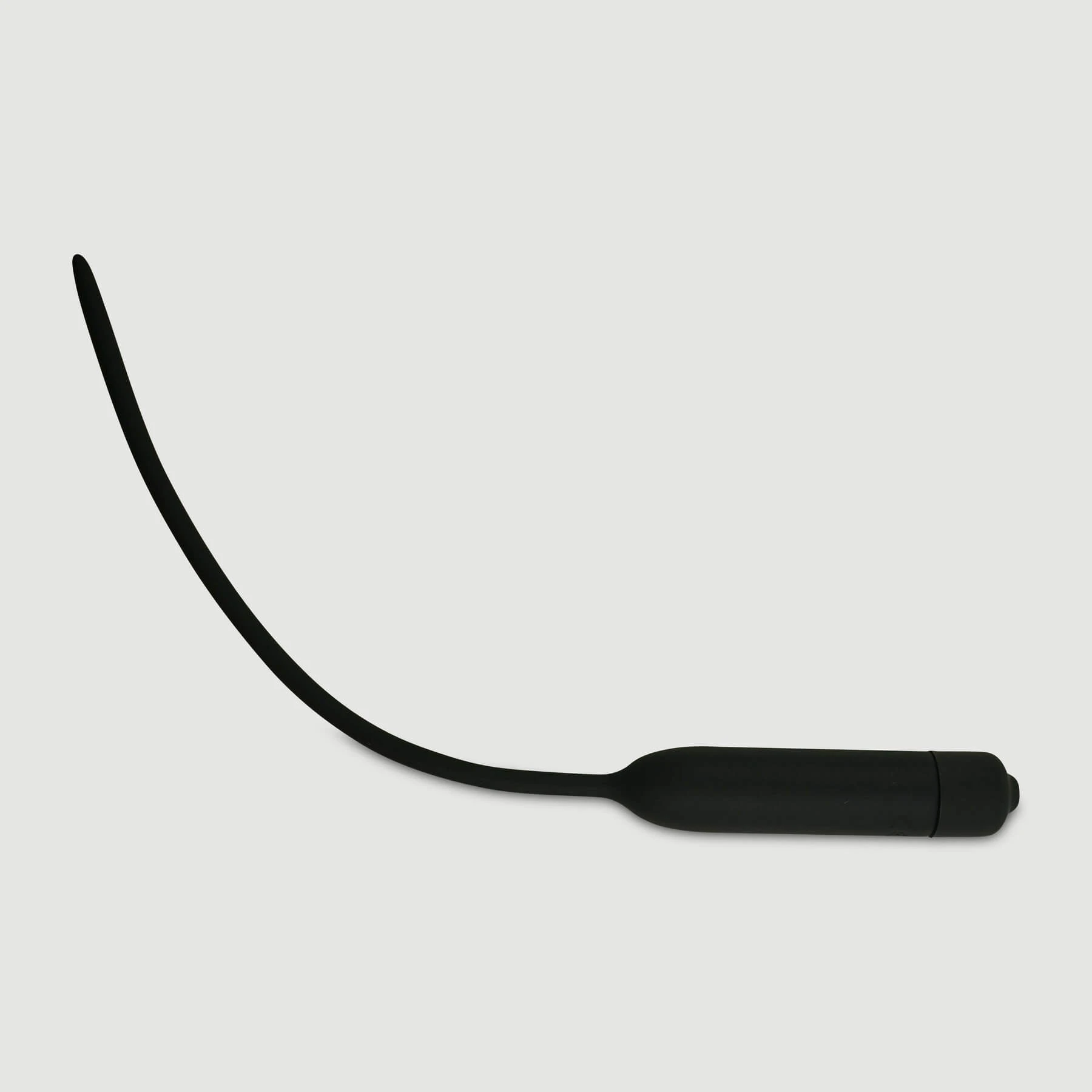 100 x 5,5 mm Silikon 10 Speed Vibrating Urethral Sound - Schwarz