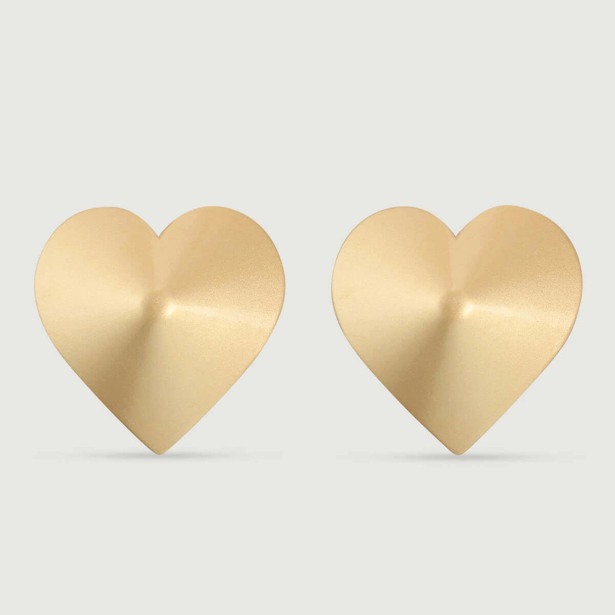 Sinnliche Nippelabdeckungen in Herzform - Golden