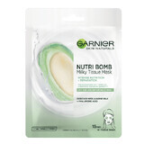 Nutri Bomb Skin Naturals Mandelmilch und Hyaluronsäure Serum Maske, 28 g, Garnier