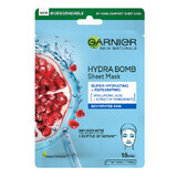 Hydra Bomb Skin Naturals Granatapfel-Granatapfel-Serum-Maske, 28 g, Garnier