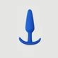 Anal Beginner's Large Silicone Butt Plug - Azul