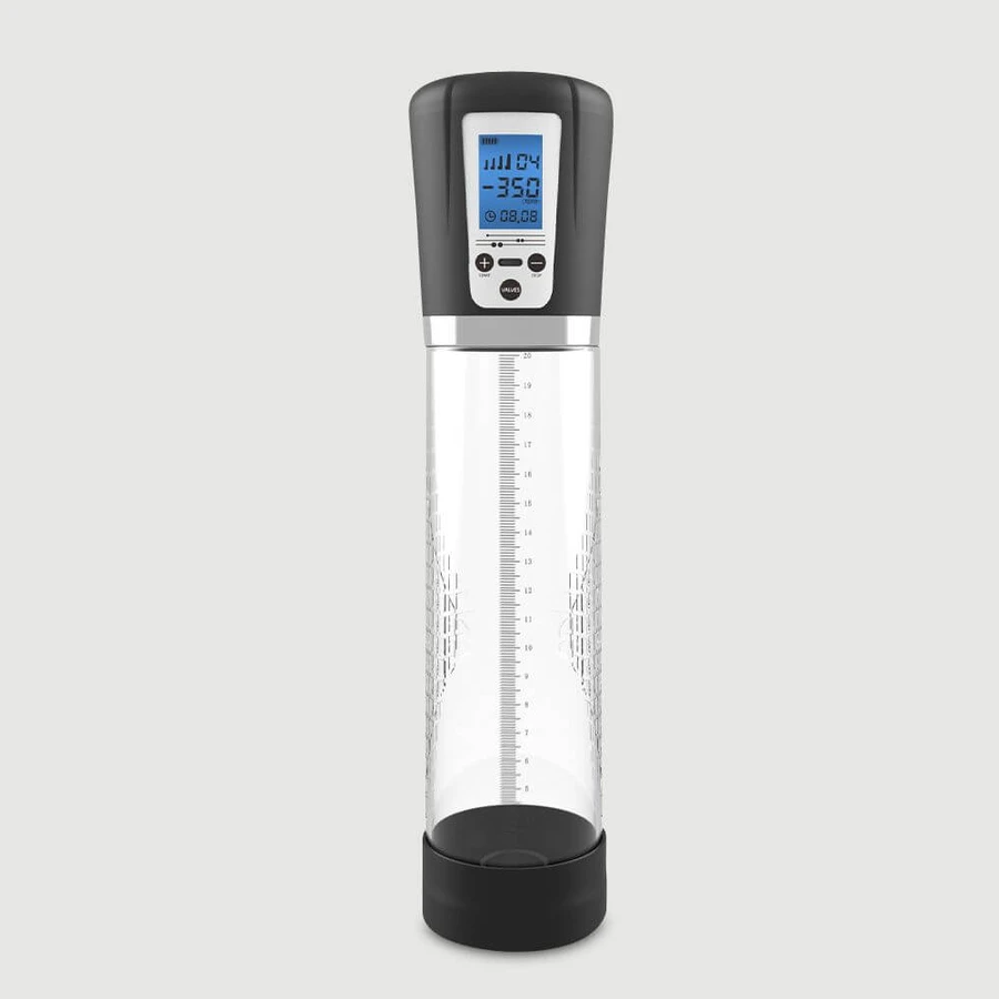Sexopolis Male LCD Screen Electric Enhancer Auto Penis Pump - Transparent