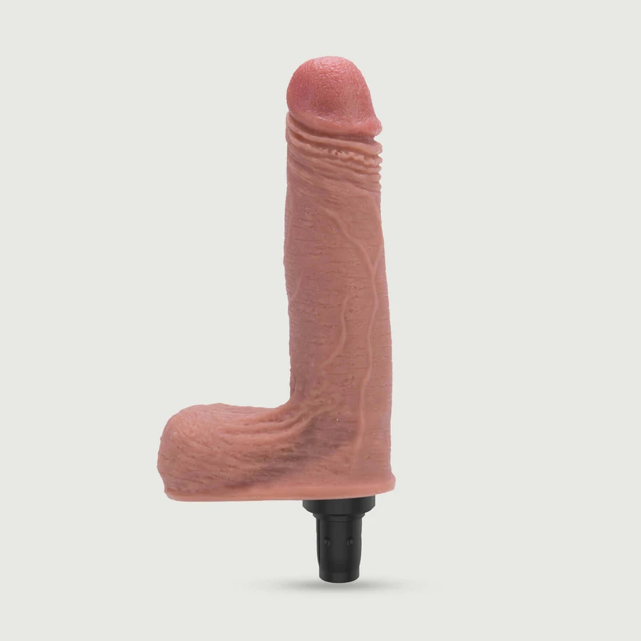 16 cm Realistischer Silikonvibrator für Sexopolis Sexmaschinen - Fleisch