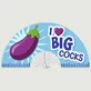Eventail I Love Big Cocks 64 cm
