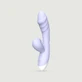 Tabitha Vibrator de iepure din silicon curbat cu aspirație clitoridiană - Violet