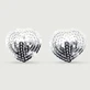 Pasties de lentejuelas con forma de corazón - Plata
