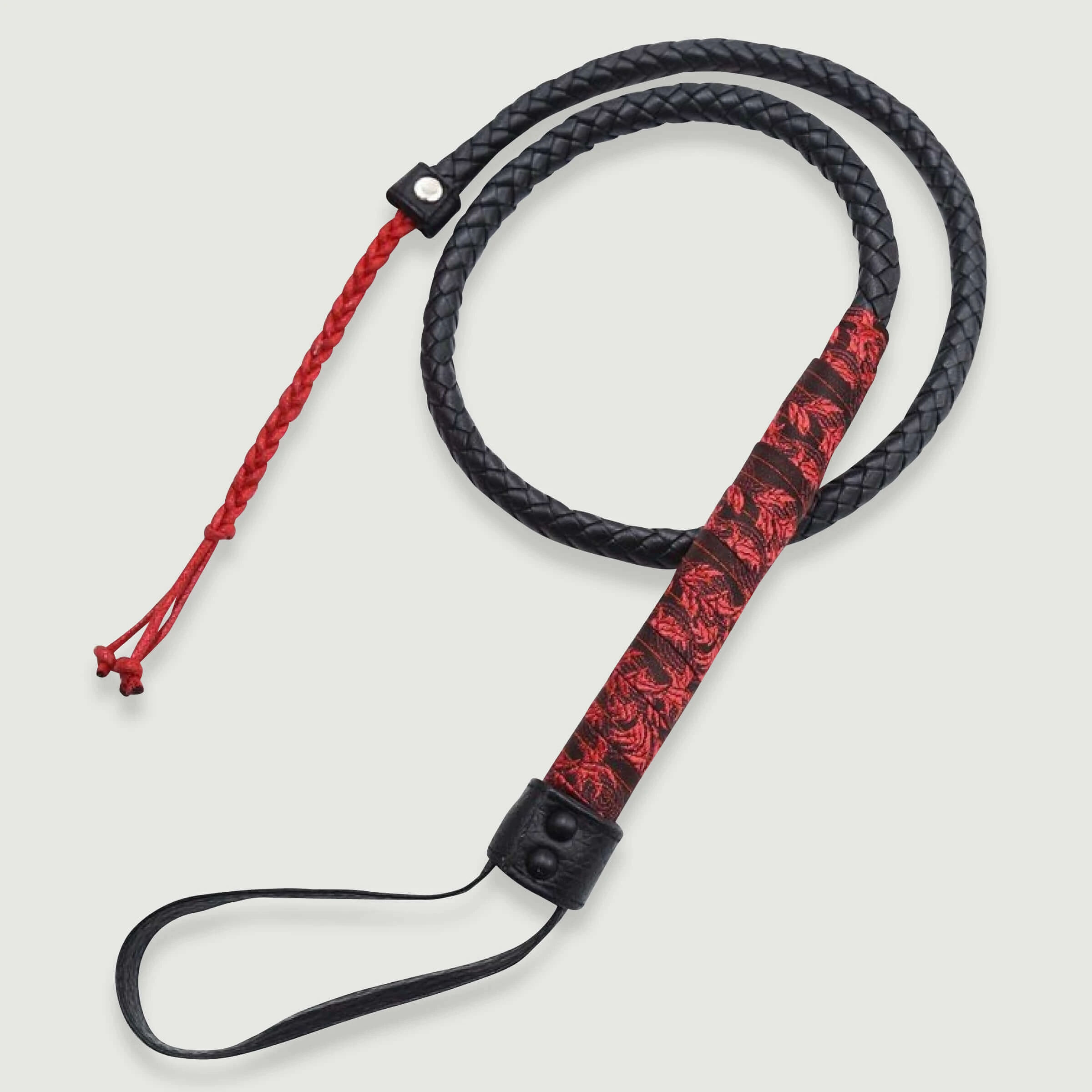 Chinesisches Design Rührbesen - Schwarz/Rot