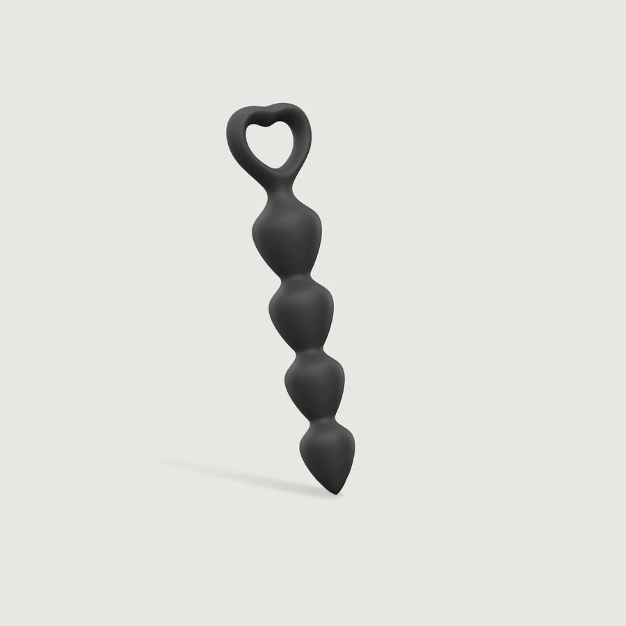 Bing Bang Grosses perles anales en silicone - Noir