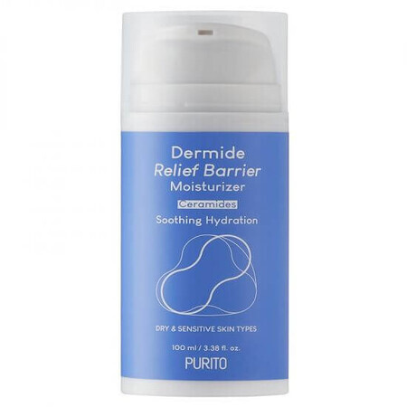 Dermide Relief Barrier Moisturizing Face Cream, 100 ml, Purito
