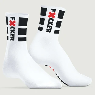 FUCKER Socks - White - 39-45