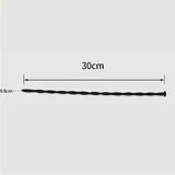 300 x 8 mm Silicone Urethral Sound - Black