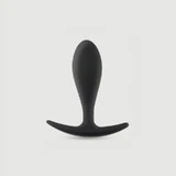 Anaal Beginner's Druppel Grote Siliconen Butt Plug - Zwart