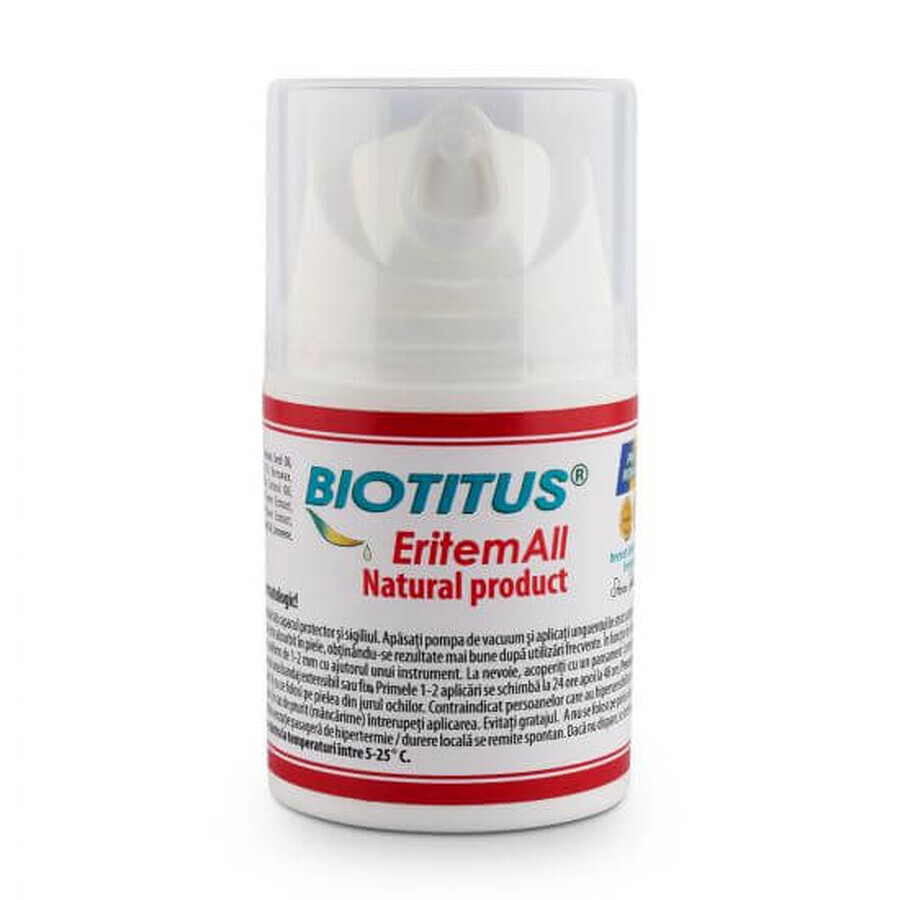 Unguent natural airless Biotitus EritemAll, 50 ml, Tiamis Medical