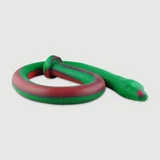 Cobra In My Ass Consolador anal mediano de silicona platino para juegos en profundidad 89 cm - Naranja