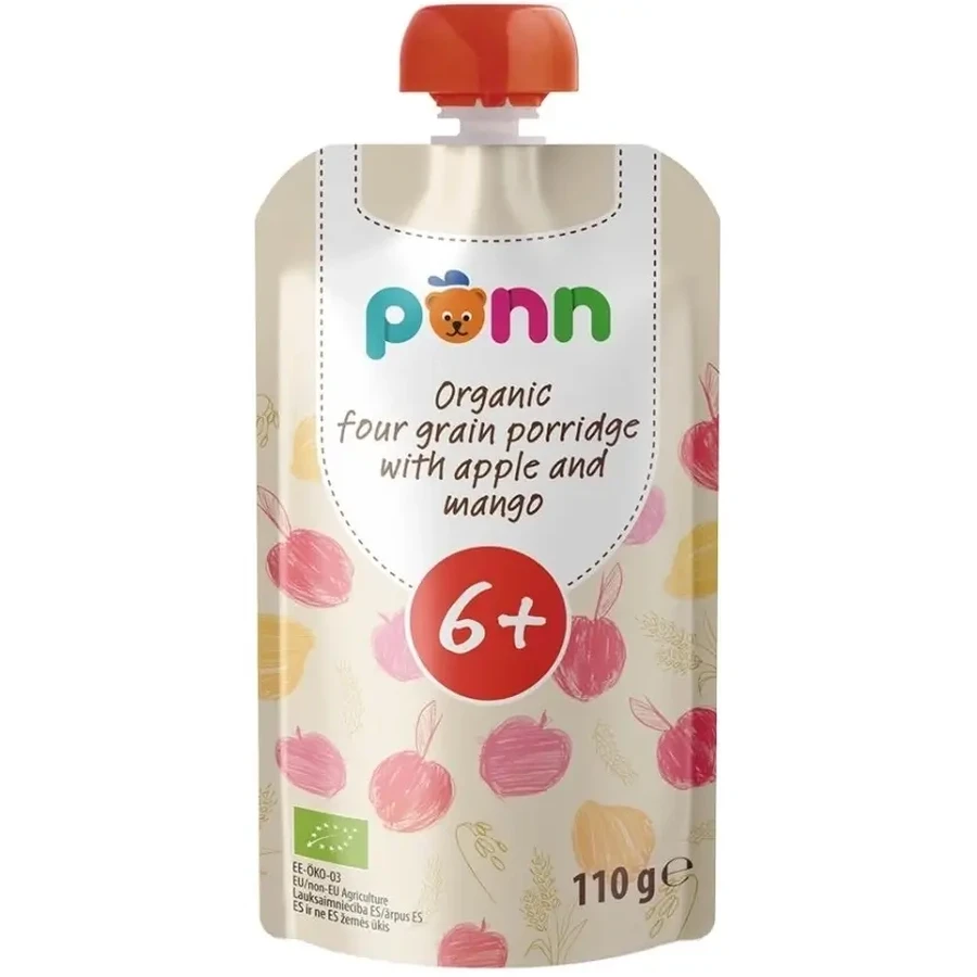 Salvest PÕNN BIO cereales con mango y manzana 110 g
