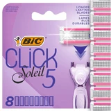 Bic Click Soleil 5 Hojas de afeitar de repuesto 8 piezas