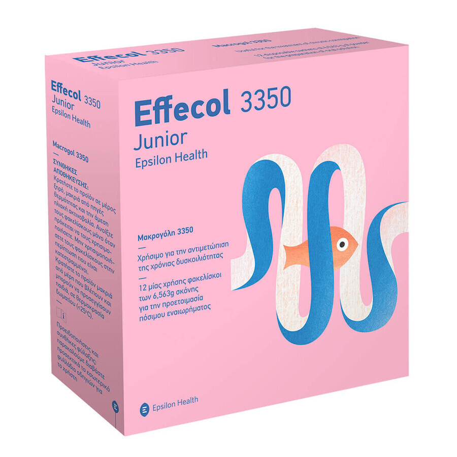 Effecol 3350 Junior Epsilon Health, 12 Beutel x 6,5 g