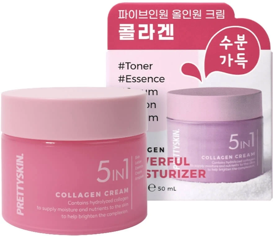 PRETTYSKIN 5in1 COLLAGEN CREAM multifunktional Koreanisch