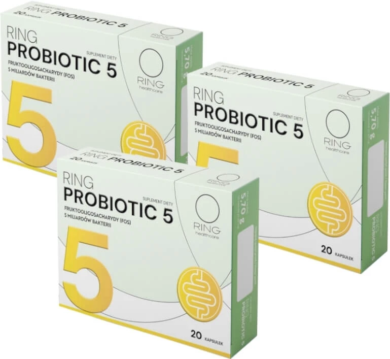 Ring Probiotic 5 20 Kapseln Multi-Pack x 3