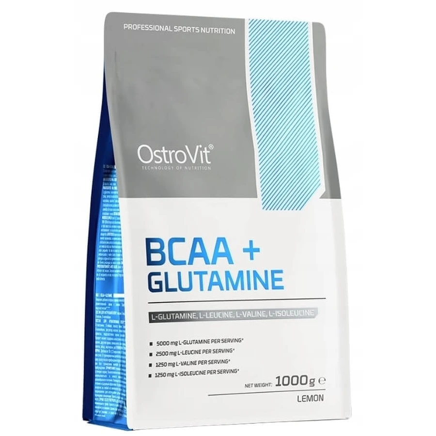 Ostrovit BCAA + glutamina limón 1000g