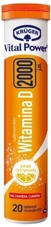 Krüger Vital Power Vitamin D 2000 IU. 20 Tabletten