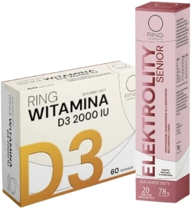 Ring Vitamin D3 2000 + Ring Elektrolyte Senior
