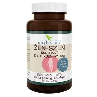 Medverita Ginseng extract 30% 60 capsules
