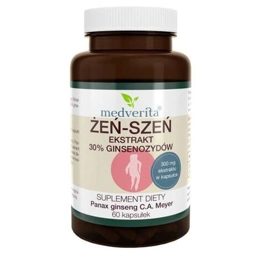 Medverita Ginseng extract 30% 60 capsules
