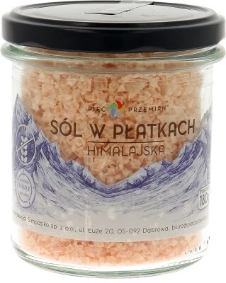 Five Transformations Himalaya-Salz in Flockenform, rosa 180 g