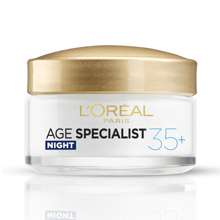 Crema antirid de noapte Age Specialist 35+, 50 ml, Loreal