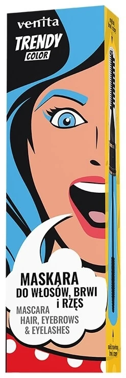 Venita Trendy Color Mascara 3-in-1 für Haare, Augenbrauen und Wimpern Nr