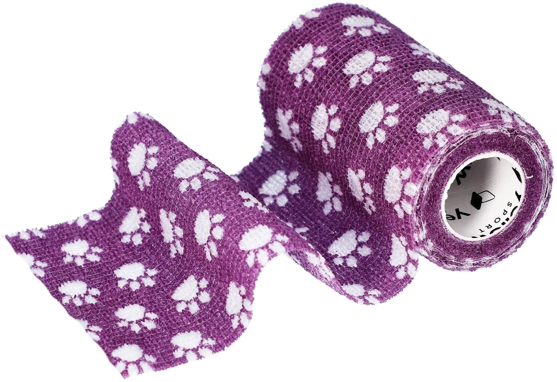 YellowBand Kohäsivbandage 10 cm x 4,5 m Lila in Pfoten