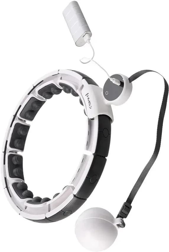 Abisal HHM16 hula hop weiß mit Magneten und Gewicht +