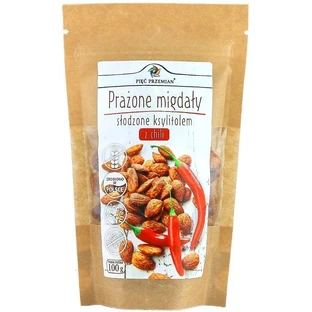Five Transformations Migdale prăjite cu xilitol și chilli 100 g