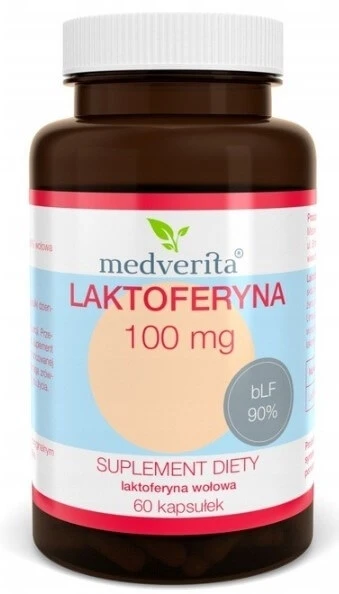 Medverita Lactoferrin 100 mg 60 Kapseln