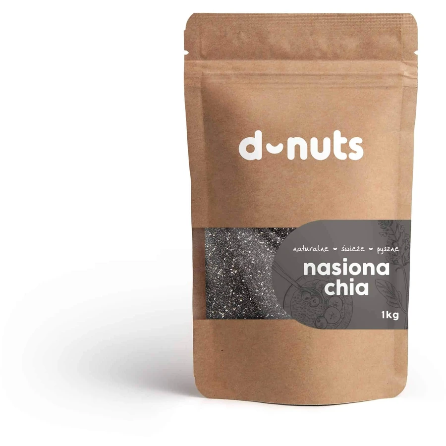 D-nuts Nasiona Chia 1 kg: ceny i cechy