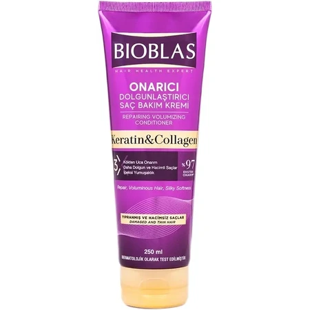 Bioblas – Balsam de colagen-keratină pentru păr fin și deteriorat 250 ml