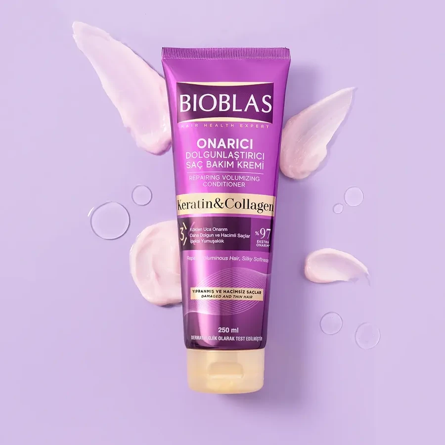 Bioblas – Balsam de colagen-keratină pentru păr fin și deteriorat 250 ml