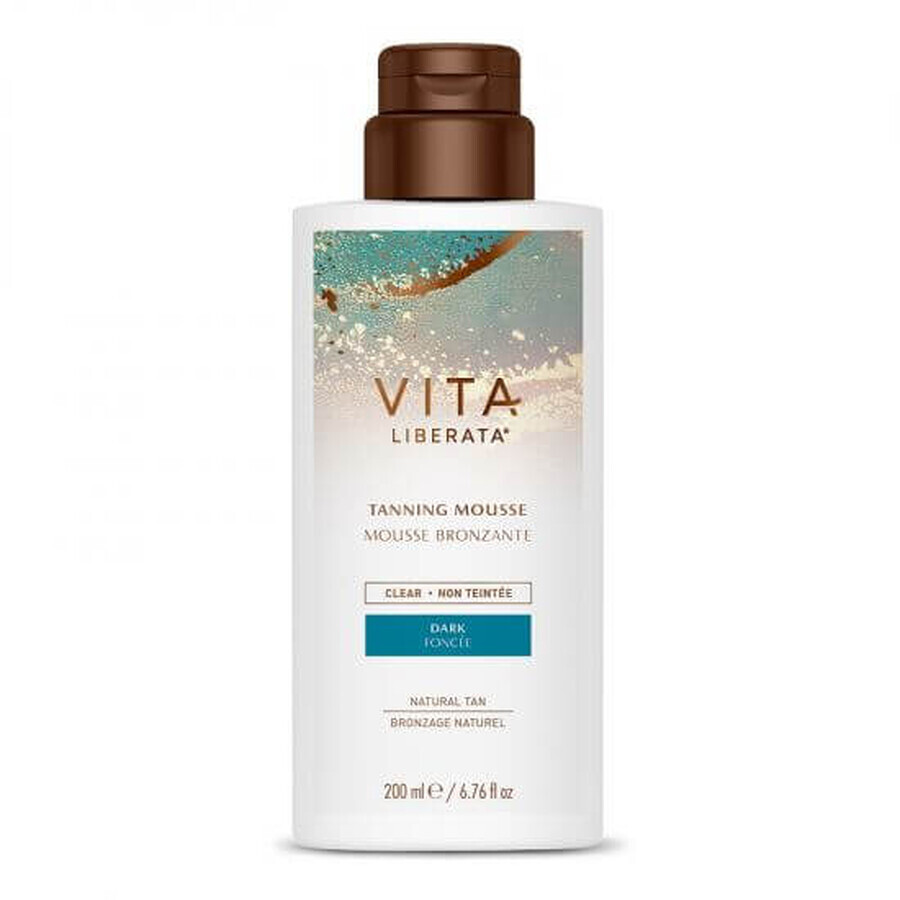 Clear Tanning Mousse, dunkler Farbton, 200 ml, Vita Liberata