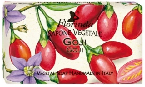 FLORINDA Natürliche Pflanzenseife Goji-Frucht 100 g