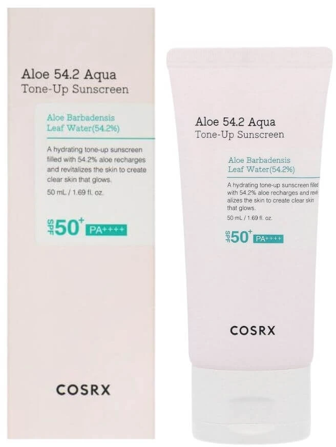COSRX Aloe 54.2 Aqua Tone-Up Sunscreen leichte Tone-Up Creme