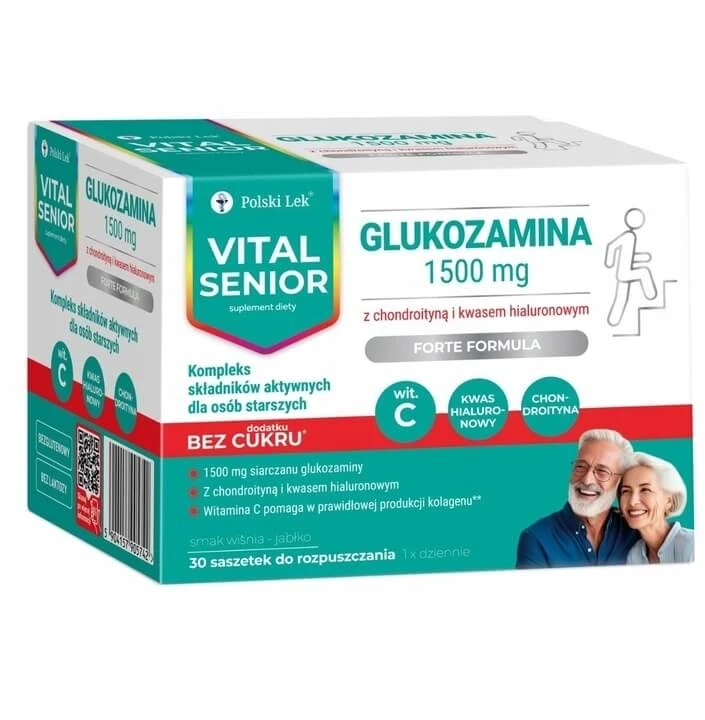 Vital Senior Glucosamin 1500 mg mit Kirsch-Apfel-Geschmack 30