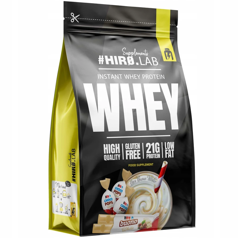 HIRO.LAB Instant Whey Protein Supliment proteic aromă kinder ...